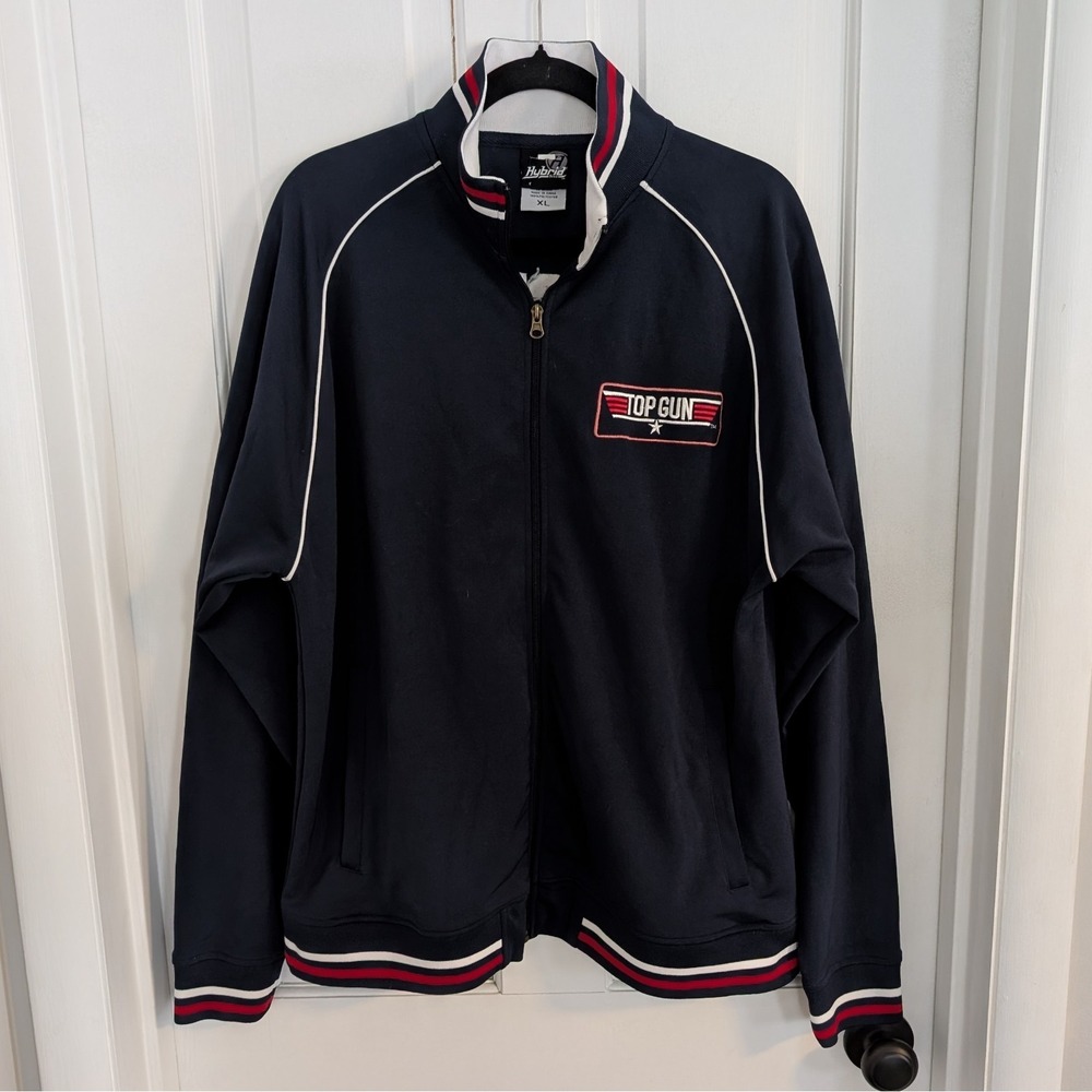 Hybrid Top Gun Wingman Jacket Coat XTRA LARGE Full Zip Stretch Maverick Men